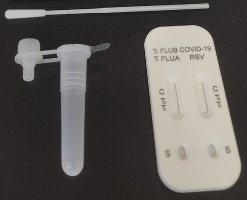 COVID 19 फ़्लू RSV एंटीजन सेल्फ़ टेस्ट 3 इन 1 कॉम्बो होम टेस्ट CE मार्क