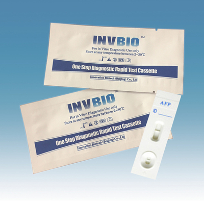 INVBIO संपूर्ण रक्त AFP अल्फा भ्रूणप्रोटीन परीक्षण किट ISO 13485