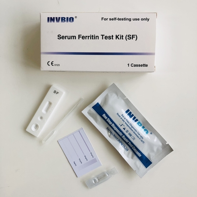 Invbio Ce सेल्फ टेस्टिंग एनीमिया टेस्ट किट सीरम फेरिटिन लेवल रैपिड एट होम