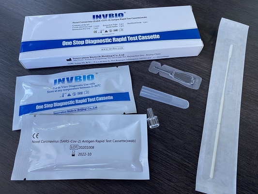 स्वास्थ्य सेवा पेशेवरों को घर पर उपयोग के लिए कोविड एंटीजन टेस्ट किट रैपिड रिस्पांस