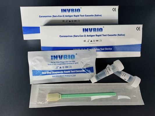 SARS-CoV-2 कोरोनावायरस एंटीजन लार सेल्फ टेस्ट किट 25 पीसी / बॉक्स